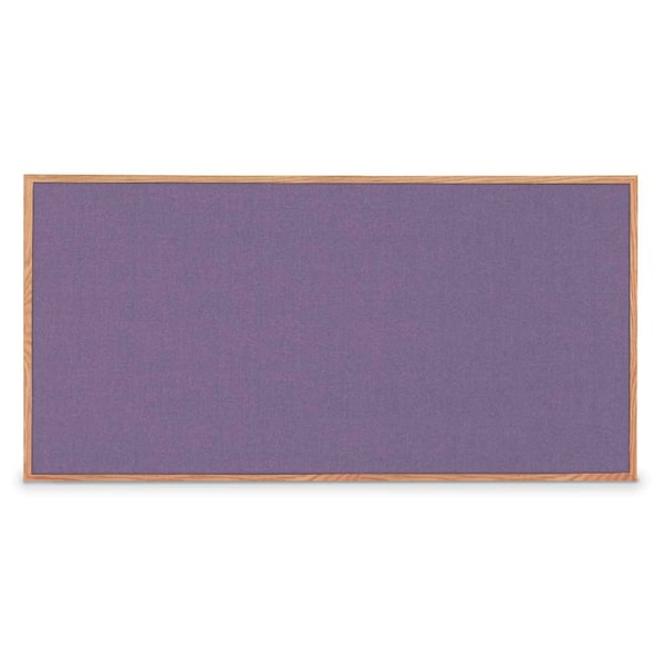 Combo Board, 60"x36", Bronze Frame/White Porcelain & Forbo